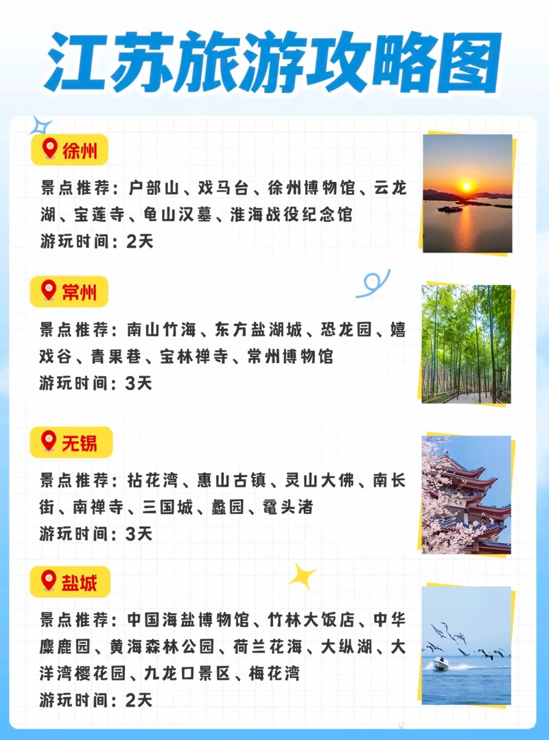 江苏夏季旅游攻略，从水乡到园林，从烟火到清凉